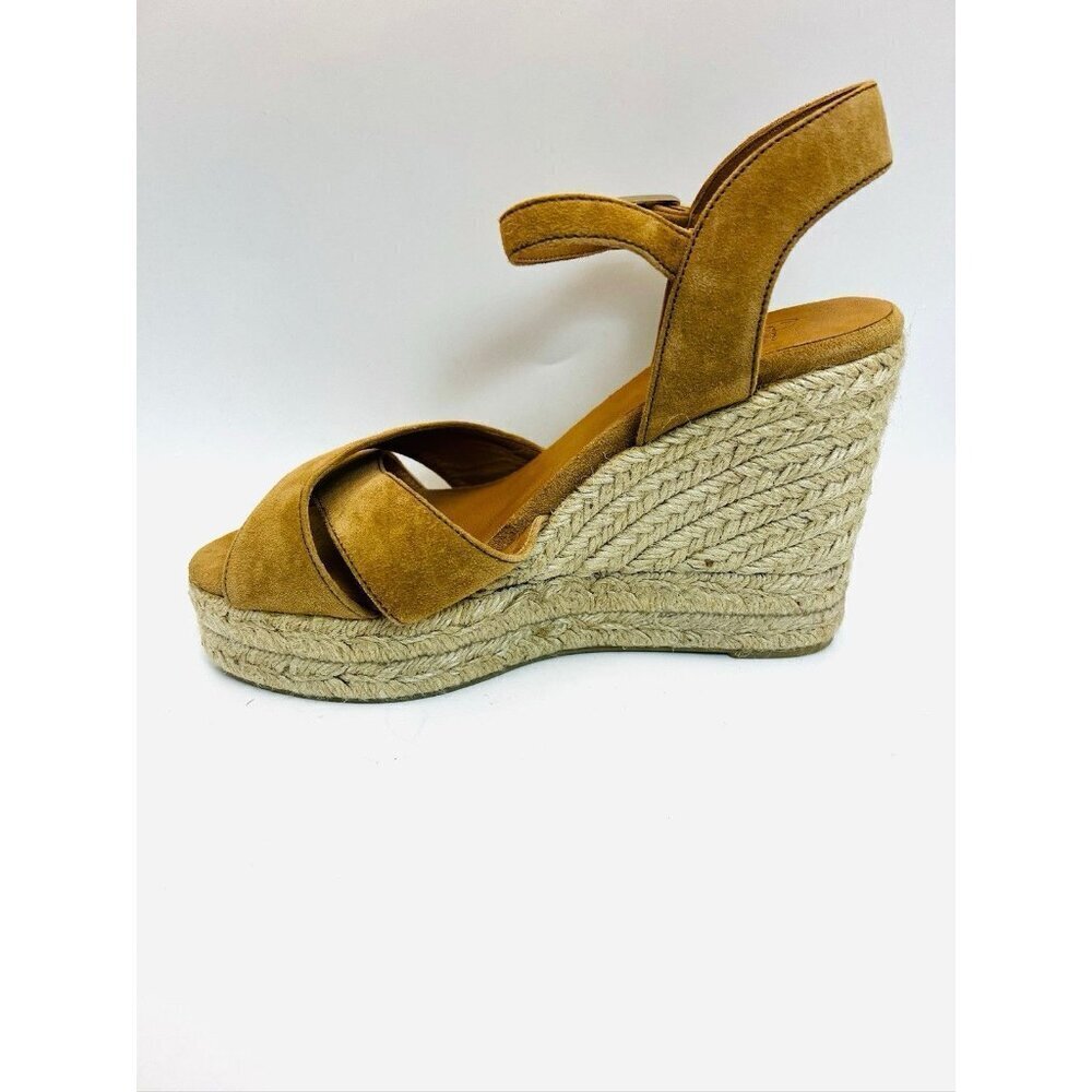 Castaner Wedge Heel in Tan Suede Made In Spain 37 - Picture 10 of 13